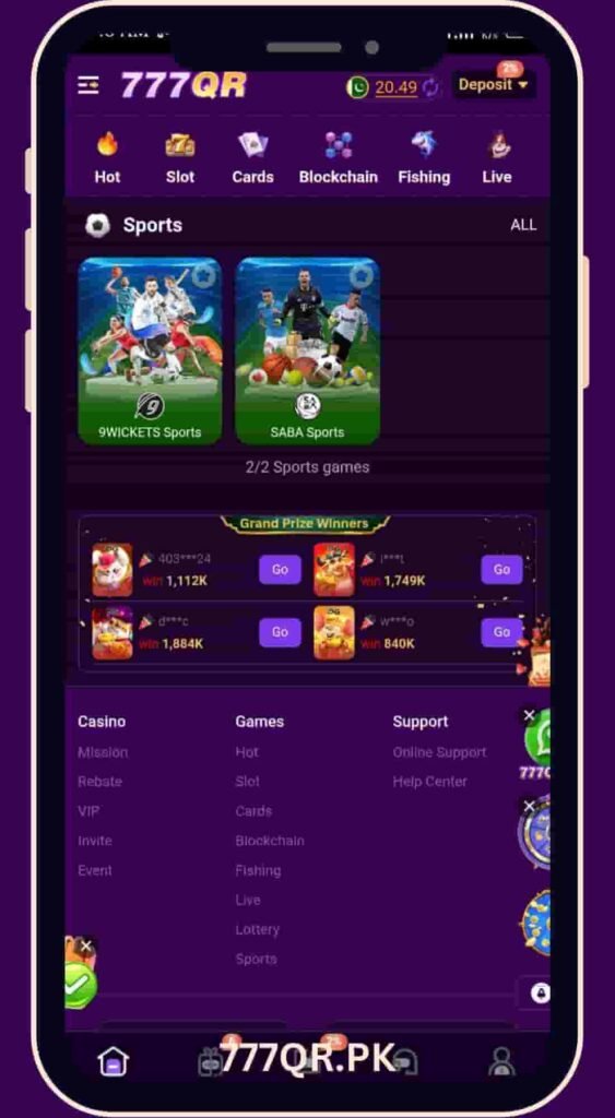 777QR APK Sports Games
