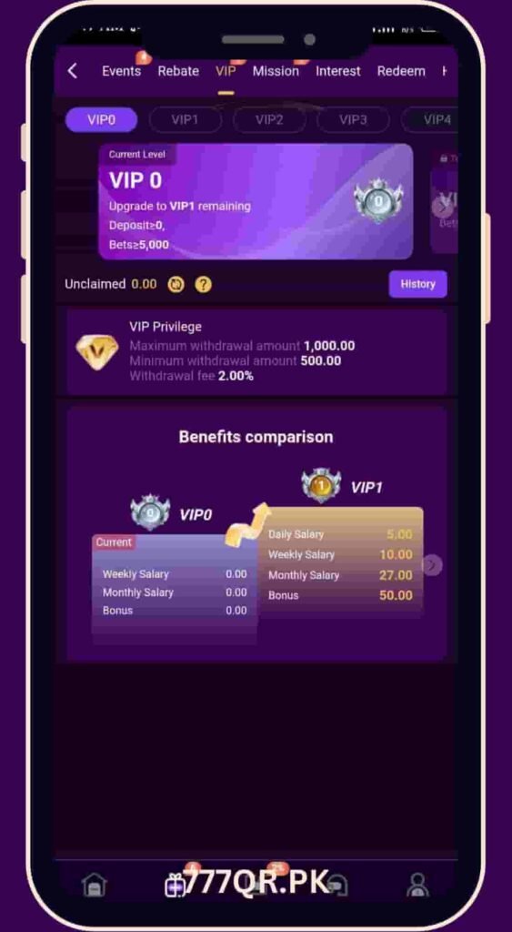 777QR Game VIP Privilege